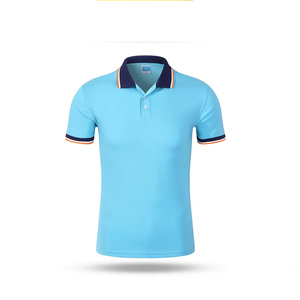 Custom Logo Embroidery Pique <b>Polo</b> <b>Shirt</b> Manufacturer Casual Wear In Bright <b>blue</b> Short Sleeved Enterprise Embroidery <b>Polo</b> <b>Shirt</b> - Product Image 4