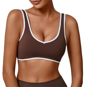 Soutien-gorge de sport personnalisé pour femme, nouvelle collection, haute performance, antichoc, dos ouvert, ajouré, pour gym, course, yoga et fitness - Product Image 1