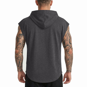 Haut de sport sans manches personnalisé pour homme – Coton, idéal pour la gym, la musculation, l'entraînement, les activités de plein air et le streetwear - Product Image 2