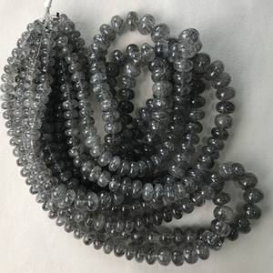 Cuentas Redondas Lisas de Rutilo Negro 100% Naturales, Certificadas por IGI, Grado AAA, de 6mm-14mm, Piedra de Fuego Negra, Gemas Vivaaz para Joyería - Product Image 2