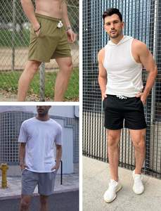 Pantalones Casuales Urbanos para Hombre, Largos hasta la Rodilla, 100% Algodón, Transpirables, Resistentes al Viento, Antiarrugas, de Secado Rápido, con Cordón Ajustable, para Gimnasio - Product Image 5