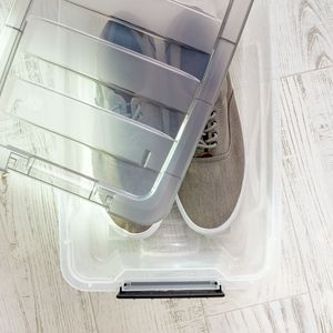 12,95 Qt. Contenitori di Plastica con Coperchi Impilabili per Organizzazione di Casa, Garage, Seminterrato e Ufficio - Product Image 2