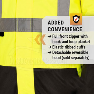 Chaqueta de trabajo de fabricación de Pakistán, chaqueta de trabajo de diseño personalizado para uso de seguridad - Product Image 5