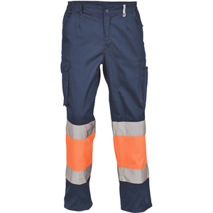 New High Quality Customizable High Visibility <b>Trousers</b> Reflective Safety <b>Work</b> Pants Men Manufacturer High Demanded 100% Cotton - Product Image 2