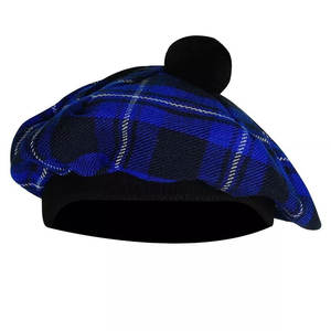 Chapeau Tam O' Shanter pour homme, style patriot américain, en tartan Balmoral, vente en gros - Product Image 1