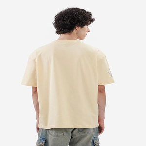 Camisetas Deportivas Lisas al por Mayor con Logotipo Personalizado, Camisetas de Hombre con Estampado Personalizado, Camisetas Holgadas con Hombros Descubiertos, Camisetas de Verano de Algodón con Cuello Redondo para Hombre 2022 - Product Image 4