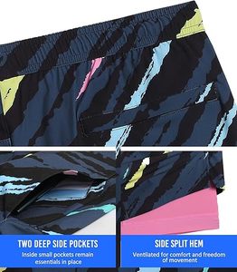 Men's Breathable Sublimated Running Shorts All-Over Print Graphic Design Quick Dry Athletic Shorts <b>for</b> Europe - Product Image 2