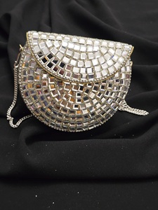 Elegante Bolso de Mano Metálico para Bodas y Fiestas, con Asa, para Vestidos de Noche - Product Image 5