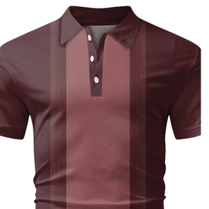 Chemise en coton tricoté anti-rides pour homme, tissu respirant de qualité supérieure, manches courtes, poche imprimée, confortable, légère et élégante - Product Image 4