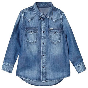 Camisa Vaquera Informal Vintage a Cuadros Florales para Mujer, de Alta Calidad y Venta Caliente, Top Oversize, Color Personalizado, 100% Algodón Transpirable - Product Image 3