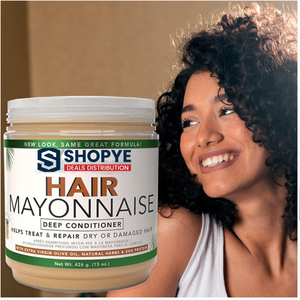 Après-shampoing hydratant profond à la mayonnaise, huile de coco et huile d'olive, fortifiant pour cheveux abîmés – Très populaire - Product Image 1