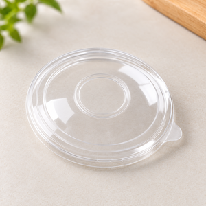 EcoRev ECO32 Tapas Desechables Ecológicas Planas/Curvas 100% Biodegradables de Plástico para Vasos, Tazones y Contenedores de Alimentos (Frío/Caliente) - Product Image 6
