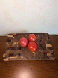 Planche à découper rustique en acacia naturel, durable, utilisable au lave-vaisselle, pour la viande, les légumes, les fruits, le pain - Product Image 2