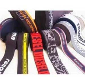 Ceinture élastique double jacquard écologique personnalisée, très demandée |   pour jupes-leggings taille haute |   Nylon Spandex Durable OEM - Product Image 4