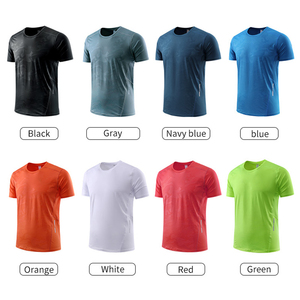 เสื้อยืดออกกำลังกายผู้ชายสุดเท่ห์สำหรับฤดูร้อน เสื้อยืดฟิตเนสทรงเข้ารูป เสื้อยืดวิ่ง เสื้อยืดเพาะกาย เสื้อยืดระบายอากาศได้ดี - Product Image 6