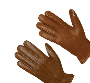 Ladies <b>Warm</b> Winter Plain Daily Use Leather Thickened Full Touch Screen Riding <b>Gloves</b> - Product Image 2