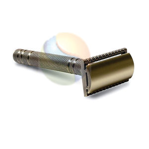 Maquinilla de Afeitar de Seguridad Profesional de Alta Calidad con Doble Hoja de Acero Inoxidable y Mango Largo para Hombres - Product Image 1