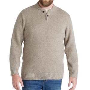 Suéter de Punto para Hombre, Corte Ajustado, Forro Polar, Transpirable y Cálido para Invierno - Product Image 1