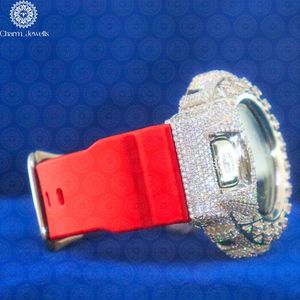 Reloj de Lujo para Hombre Charm_Jewells, Caja Cuadrada de Acero Inoxidable, Bisel con Diamantes, Correa de Acero Inoxidable, Fecha Automática, Mecánico - Product Image 2
