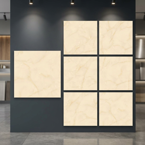 Carreaux de porcelaine émaillée antidérapants polis effet marbre gris Vistaar 800x800mm 10mm d'épaisseur, design moderne pour revêtement de sol effet pierre - Product Image 5