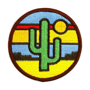 Parches Bordados Personalizados Estilo Amanecer, Nuevo Diseño, del Mejor Proveedor, con Forma de Corazón y Flor, para Sombreros de Fieltro, por MEHMOOD APPARELS - Product Image 1