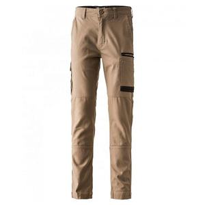 Unisex Lightweight High Visibility Safety Work Cargo Pants Breathable <b>Thermal</b> Industrial Utility <b>Trousers</b> Polyester Canvas Mid - Product Image 1