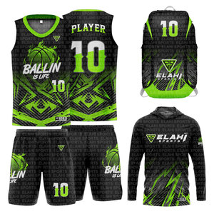 Tenue de Basketball Personnalisée Imprimée Respirante pour Équipes et Clubs – Kit Sublimé Sportswear 2026 – Meilleure Vente - Product Image 1