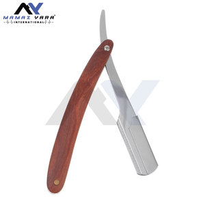Navaja de Afeitar Recta Premium para Barbero, Afeitado Manual de Barba para Hombres, Cuchilla de Aseo Profesional para Salón, Corte de Pelo y Barba - Product Image 5