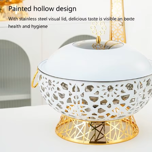 Wholesale Quality <b>Ceramic</b> Chafing Dish Buffet for Hotel & Restaurants Low Prices Restaurants Dish Serving Hotpot in Least Moq - Product Image 5