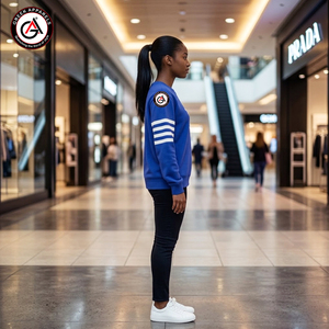 เสื้อคาร์ดิแกนอะคริลิกปักลาย Zeta Phi Beta สำหรับผู้หญิง |   ZOB Sorority ปักลายสไตล์สุภาพสตรีแบบเรียบง่ายสไตล์วินเทจ - Product Image 3