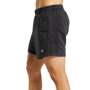 Pantalones Cortos Deportivos para Hombre, Corte Regular de 5 Pulgadas, Estilo Vintage, para Gimnasio, Entrenamiento, Fitness, Color Negro - Product Image 3