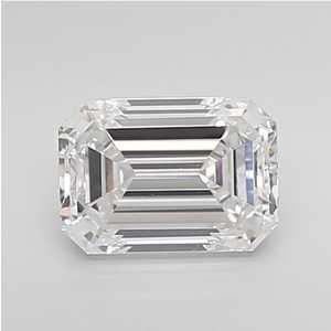 Diamante Suelto Cultivado en Laboratorio CVD, Corte Esmeralda, 5.01 Quilates, Color D, VVS2, Certificado IGI, Corte Excelente para Joyería India Hecha a Mano - Product Image 1