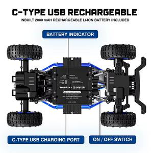 Mirana ATV de Alta Velocidad con Control Remoto, Todoterreno 4x4, Monster Truck con Efecto de Humo y Polvo, Controlado por Aplicación - Product Image 2
