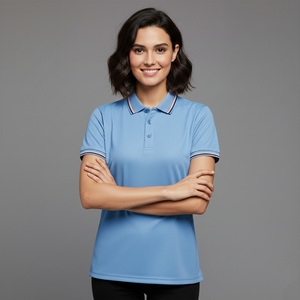 เสื้อโปโลผู้หญิงคุณภาพสูง ปี 2026 คอปกลำลอง เนื้อผ้านุ่ม แขนสั้น สวมใส่สบาย ทรงหลวม แฟชั่นทันสมัย มีจำหน่ายแล้ว - Product Image 6