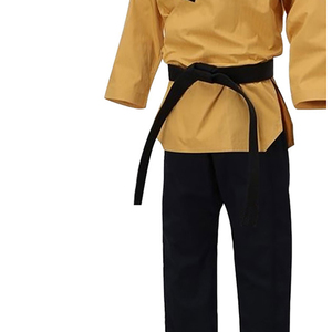 Tenue d'entraînement professionnelle de Taekwondo, Dobok blanc avec col contrasté et coutures renforcées - Product Image 6