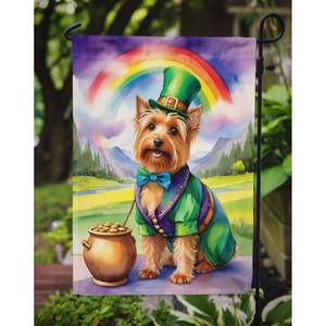 Australian Terrier St Patrick's Day <b>Garden</b> <b>Flag</b> Multicolor Decorative Yard Banner for Patio Artwork Mailbox <b>Flag</b> for Flower Beds - Product Image 3