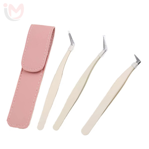 แหนบต่อขนตาปลายแหลมเรียบ ทำจากสแตนเลสอย่างดี ความยาว 10 มม. ความแม่นยำสูง - Product Image 1