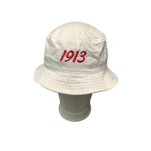 Sombrero de Pescador Rosa Claro Perforado con Logotipo AKA Bordado y Ribete en Contraste, Transpirable, para Mujer y Niña, Uso Diario - Product Image 3