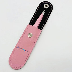 Pince à épiler professionnelle noire mate personnalisée avec logo, en acier inoxydable, durable et légère, pour l'épilation, outil de beauté noir - Product Image 5