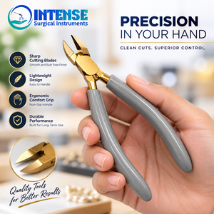 Pince coupante de précision professionnelle en acier inoxydable pour la fabrication de bijoux, l'électronique, l'artisanat et la coupe de fils - Product Image 3