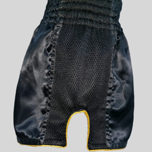 Shorts de boxe pour hommes personnalisés de haute qualité, séchage rapide, respirants, taille élastique, motif uni, vêtements de combat, 100% polyester - Product Image 5