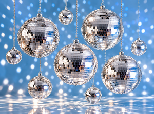 Jumbo Silver Disco <b>Ball</b> with Hanging Ring for Easy Installation Huge <b>Mirror</b> <b>Ball</b> Reflective Mosaic Party Decoration Event Venue - Product Image 4