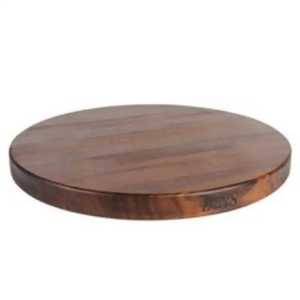 Planche à découper en bois massif robuste, épaisse, rectangulaire, à grain transversal, avec poignées, pour la viande, non toxique - Product Image 3