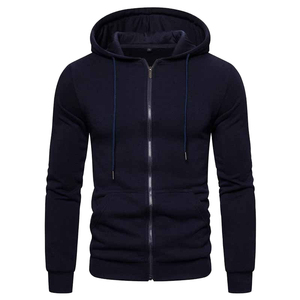 Sweat à capuche pour homme en polaire légère de qualité supérieure, uni, style streetwear |   Vêtements décontractés coupe classique |   Pochette respirante anti-rides - Product Image 5