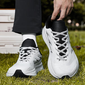 Zapatillas Deportivas de Moda para Hombre, con Amortiguación, Parte Superior de Malla, Transpirables, con Cordones, Antideslizantes, Resistentes a Impactos, Tallas Grandes - Product Image 1