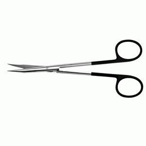 Tijeras de Disección Manuales Blink Surgident Curvas Dentadas SuperCut para Cirugía Plástica y Uso Hospitalario - Product Image 1