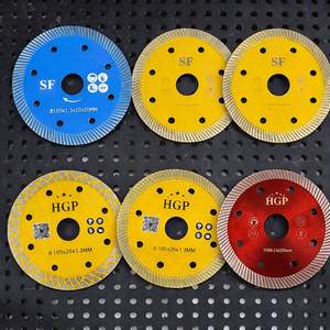 Lame diamantée professionnelle industrielle 105 mm en acier allié HGP, à segment de bord segmenté, revêtement Ti, haute résistance aux températures pour carreaux de céramique - Product Image 6