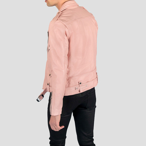 High Quality Unisex <b>Leather</b> <b>Jacket</b> <b>Winter</b> Streetwear with Front Logo Option Multiple Colors Available - Product Image 2