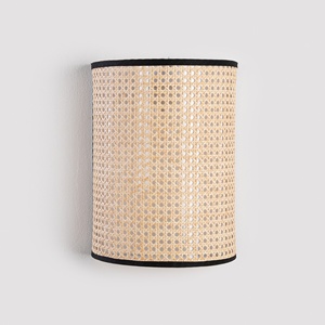 Applique murale en rotin pour la maison, abat-jour en tressage, meilleur prix - Product Image 1