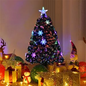Albero di Natale LED di Alta Qualità 3 Piedi con Fiocchi di Neve di Lusso, Albero Artificiale in PVC Cedro Pino con Supporto in Metallo per Decorazioni Esterne - Product Image 3